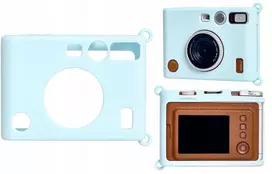 Loveinstant Futerał Dėklas Dėklas Case Silikon Fuji Fujifilm Instax Mini Evo / Mėlyna