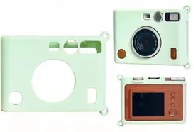Loveinstant Futerał Dėklas Dėklas Case Silikon Fuji Fujifilm Instax Mini Evo / Žalias
