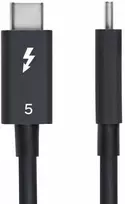 Kabelis USB StarTech Thunderbolt - Thunderbolt 0.8 m Juodas (TBLT5MM80CM240W)