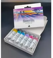 MaimeriBlu akvarelinių dažų rinkinys „Provence“ - 6 tūbelės, 12 ml - Profesionalūs akvarelės dažai
