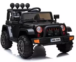 Elektromobilis vaikams Jeep BRD-7588 4x4, juodas