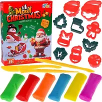Jokomisiada Set of clay + Christmas themed molds ZA5764