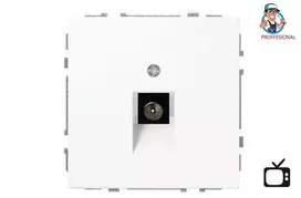 Antenos lizdas LIREGUS MODERN, matinės baltos spalvos