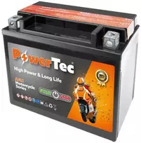 Akumuliatorius MOTO PowerTec 12 V, 10 Ah, 180 A