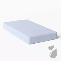 EWA 885227 paklodė su prigludusia Medvilninis trikotažas 120x60 šviesiai mėlynas
