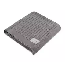 EWA 916570 Bambuko antklodė pilka pynė