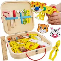 Kruzzel 26581 Wooden Tool Box