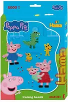 Hama Beads Hama - Midi pakabinama dėžutė Peppa Pig + Mažoji sesutė (387976)
