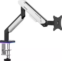 AndaSeat Anda Seat Stealth II PRO RGB 17"-42" reguliuojamas besisukantis monitoriaus laikiklis, baltas