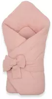 Muslininis suvarstomas apsiaustas New Baby send rožinis