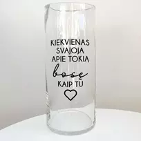 Stiklinė vaza "Bosė"