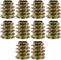 Dvigubo sriegio medinis įdėklas M8x18mm - 10 vnt, - Baldų įdėklas - Varžtas - Veržlė