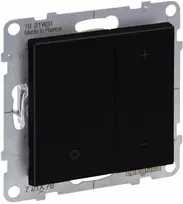 Dimeris juodas LED 300W SUNO Legrand 721478 (10 lempučių max, kaitrinės lempos - 300W)