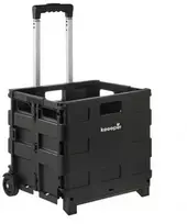 Keeeper Iepirkumu ratini salokami ar kravnesibu lidz 25kg Olli 45L 38x36x33cm melni