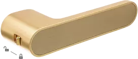 Vidaus durų rankena Kuchinox SALIDA, KSD_G00A, Brushed auksinis