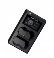 Dviejų kanalų įkroviklis Mathorn MBC-D250 USB-C, skirtas „Panasonic DMW-BLK22“