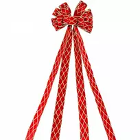 Christmas Decoration Kalėdinis dekoratyvinis kaspinas 130 × 33 cm raudonas