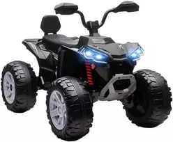 AIYAPLAY Vaikiski sk elektrinis keturratis, 24V elektrin k transporto priemon su 4 ratais, priekiniais žibintais, USB jungtimi, MP3 funkcija, 6,5 km/h, 3-8 metai