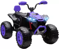 AIYAPLAY Vaikiski sk elektrinis keturratis, 24V elektrin k transporto priemon su 4 ratais, priekiniais žibintais, USB jungtimi, MP3 funkcija, 6,5 km/h, 3-8 metai