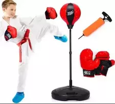 Malplay Vaikiškas bokso rinkinys, 125 cm, Raudona