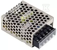 Impulsinis maitinimo šaltinis 12V 15W 1.3A, IP20, MEAN WELL, RS-15-12