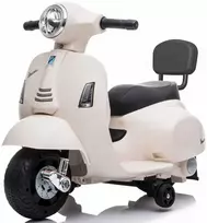 Elektrinis motociklas, Vespa, Baltas