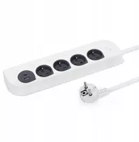 4 lizdų elektros ilgintuvas + USB-A + USB-C MT143 Montis