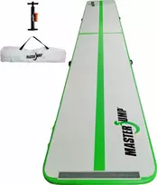 Master Pripučiamas gimnastikos čiužinys MAS-B874-G 600 cm x 100 cm x 10 cm, žalias