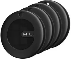 MiLi MiTag DUO juoda 4 vnt.