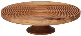 Torto stovas Maku Groove, akacijų spalvos, 30 cm