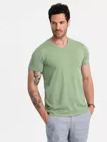 Ombre Clothing Vyriški ombre marškinėliai žali
