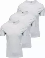 Cotton 3 medvilninių marškinėlių rinkinys – pilkas melanžas v16 z30