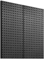 Metalinės skylių plokštės, 2 vnt., 812,8 x 406,4 mm, sieninis laikiklis garažo įrankiams, plieninė skylių plokštė