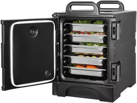 Izoliuota maisto dėžė 75L, termo dėžė maistui, karšto/šalto maisto transportavimui, talpa 81QT (76.7L)