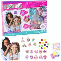 Lean Toys Kūrybinis rinkinys plaukų lankeliams su vienaragių dekoracijomis