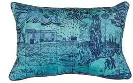 Van Gogh Dekoratyvinė pagalvė Cham de Ble Mėlyna Pagalvės matmenys - 40x60 cm