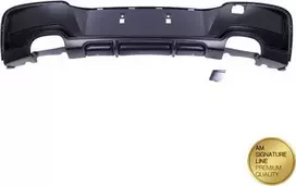 MTuning galinis difuzorius Matt Juodas BMW 1 F20 F21 pre-facelift 2011-2015 m.