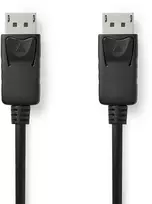 AV adapteris Nedis CCGL37010BK20 kabelio adapteris 2m DisplayPort juodas