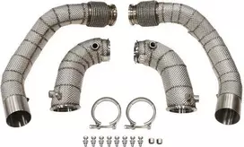 „TurboWorks“ išmetimo vamzdžio komplektas BMW X5M F95 X6M F96 karščio apsaugai nuo 20+