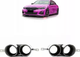 MTuning juodi duslintuvų antgaliai BMW 3 (G20) sedanui nuo 2018 m.
