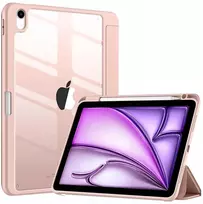 Strado „Dėklas Hard Crystal iPad Air 11“ 6 kartos M2 2024 / 7 kartos M3 2025 – rožinis