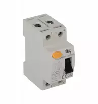 Kanlux vienfazis diferencinis automatinis jungiklis 38724 KRD10-2/25/30-AC 25A 30mA tipas AC 230V 50Hz baltas