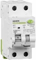 Diferencialinis jungiklis su apsauga nuo viršsrovės Noark EX9BL-N 107624 1P+N.B25A 30mA TIPAS AC 50/60Hz IP20 pilkas