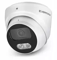 Uniview EVERMAX EVX-IP8D01-IRW-Ai-W IP kupolinė kamera, balta, 8Mpx, 2.8mm IR, 40m AI, IP67, mikrofonas