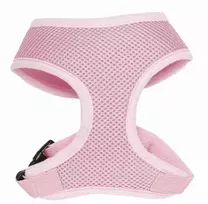 Unizoo Petnešos šunims, rožinės, iš tinklelio ir poliesterio, M, kaklo apimtis 36 cm / krūtinės apimtis 44-57 cm