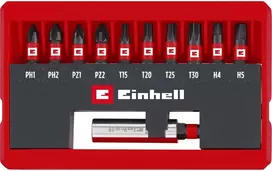 Einhell KIŠENINIŲ SMŪGINIŲ ANTGALIŲ RINKINYS 25 MM 11 VNT.