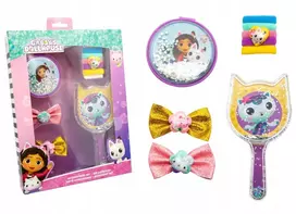 Joy Toy Gabi kačių namelio plaukų aksesuarų rinkinys: veidrodėlis, plaukų segtukai, gumytės, šepetys / 23887