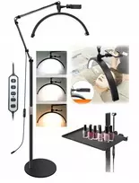 Michaelmarinelli „High Moon“ kosmetinė LED lempa nagams ir blakstienoms 24 W / Gx490 / juoda