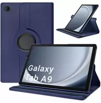 Strado 360 laipsnių besisukantis dėklas, skirtas „Samsung Galaxy Tab A9 8.7“ (tamsiai mėlynas)