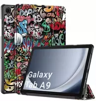 Strado Grafinis dėklas, skirtas „Samsung Galaxy Tab A9 8.7“ (grafiti)